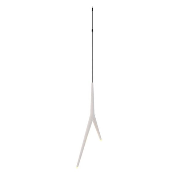 Colgante LED blanco ARRECIFE, con 2 luces 4W 3000K 320Lm, MODULAR LIGHT 3 COLGANTES