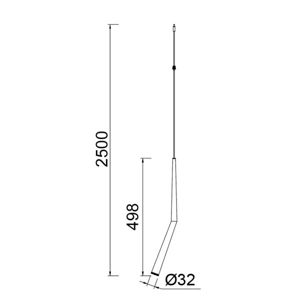 Suspension LED BOOMERANG dorée, 4,7 W, 3 000 K, 400 lm, kit de 3 suspensions modulaires