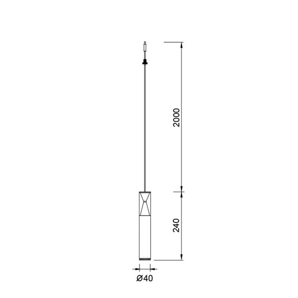 Suspension LED blanche SPARK 5,6 W 3000 K 635 lm avec détail triangulaire lumineux, kit d'éclairage modulaire 3 suspensions