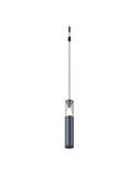 Colgante LED gris oscuro SPARK 5,6W 3000K 635Lm con detalle triangular iluminado, MODULAR LIGHT 3 COLGANTES
