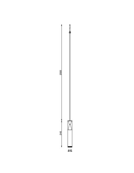 Colgante LED oro rosa SPARK 5,6W 3000K 635Lm con detalle triangular iluminado, MODULAR LIGHT 3 COLGANTES