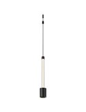 Colgante LED negro FUGAZ con iluminación vertical, 6W 3000K 700Lm, MODULAR LIGHT 3 COLGANTES