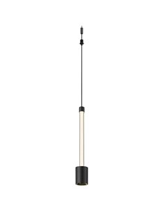 Colgante LED negro FUGAZ con iluminación vertical, 6W 3000K 700Lm, MODULAR LIGHT 3 COLGANTES