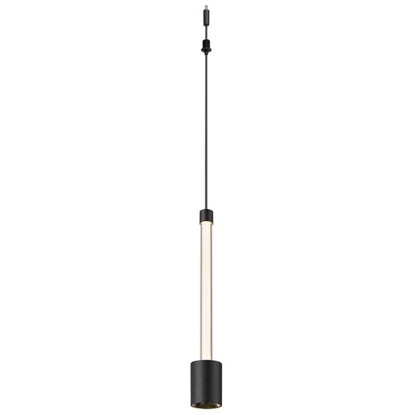 Colgante LED negro FUGAZ con iluminación vertical, 6W 3000K 700Lm, MODULAR LIGHT 3 COLGANTES
