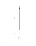 Colgante LED camel FUGAZ con iluminación vertical, 6W 3000K 700Lm, MODULAR LIGHT 3 COLGANTES