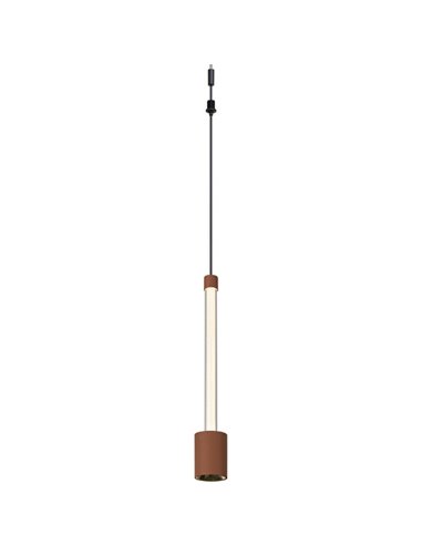 Colgante LED camel FUGAZ con iluminación vertical, 6W 3000K 700Lm, MODULAR LIGHT 3 COLGANTES