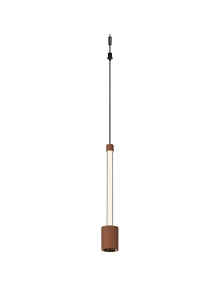 Colgante LED camel FUGAZ con iluminación vertical, 6W 3000K 700Lm, MODULAR LIGHT 3 COLGANTES