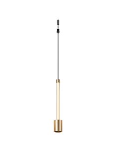 Colgante LED oro FUGAZ con iluminación vertical, 6W 3000K 700Lm, MODULAR LIGHT 3 COLGANTES