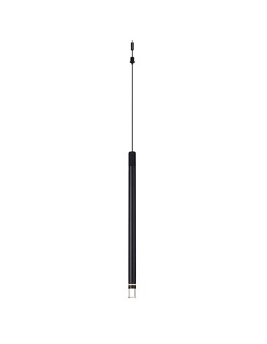 Colgante LED negro MOANA con detalle iluminado, 5W 3000K 625Lm, MODULAR LIGHT 3 COLGANTES
