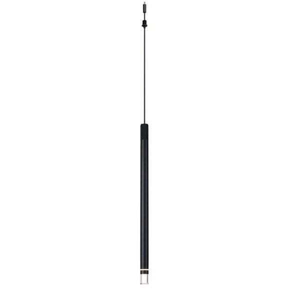 Colgante LED negro MOANA con detalle iluminado, 5W 3000K 625Lm, MODULAR LIGHT 3 COLGANTES