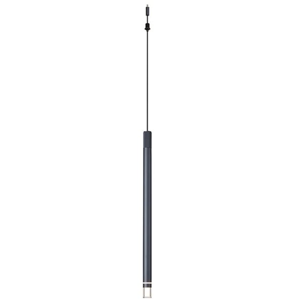Colgante LED gris oscuro MOANA con detalle iluminado, 5W 3000K 625Lm, MODULAR LIGHT 3 COLGANTES