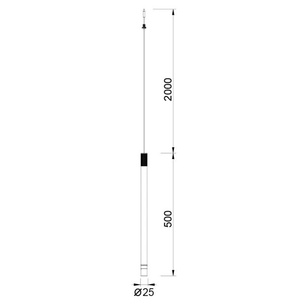 Colgante LED gris oscuro MOANA con detalle iluminado, 5W 3000K 625Lm, MODULAR LIGHT 3 COLGANTES