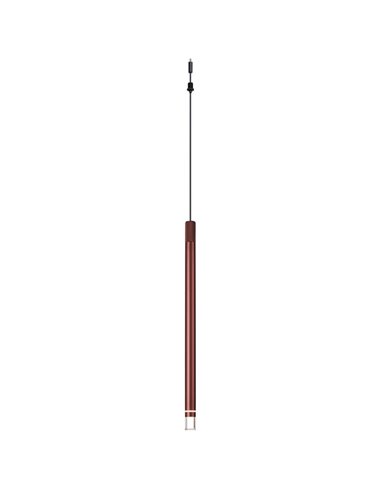 Colgante LED oro rosa MOANA con detalle iluminado, 5W 3000K 625Lm, MODULAR LIGHT 3 COLGANTES