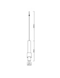 Colgante LED negro/oro CLIFTON 5,5W 3000K 460Lm, MODULAR LIGHT 3 COLGANTES