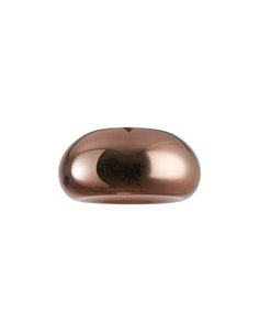 Tulipa plana tipo disco de cristal para lámpara ANDRÓMEDA y sistema MODULAR LIGHT