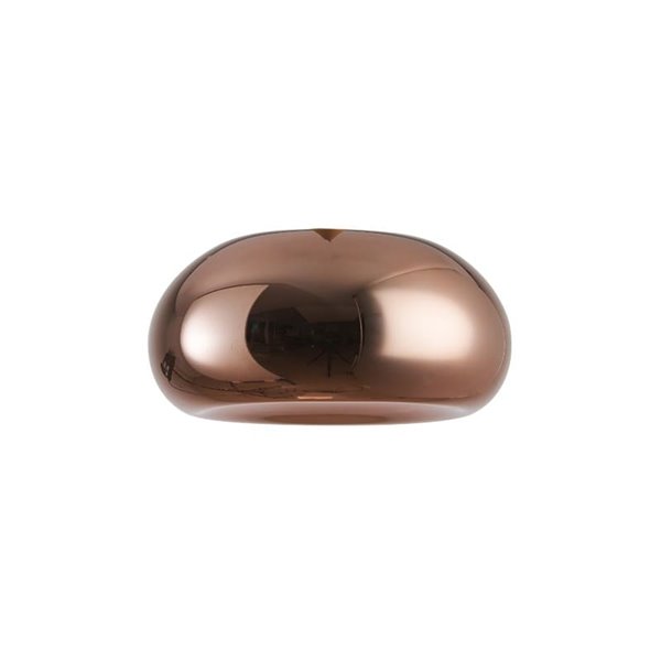 Tulipa plana tipo disco de cristal para lámpara ANDRÓMEDA y sistema MODULAR LIGHT