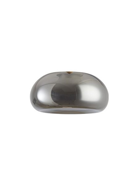 Cúpula plana em vidro tipo disco para a luminária ANDROMEDA e o sistema MODULAR LIGHT.