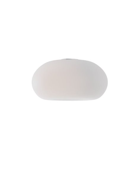 Tulipa plana tipo disco de cristal para lámpara ANDRÓMEDA y sistema MODULAR LIGHT