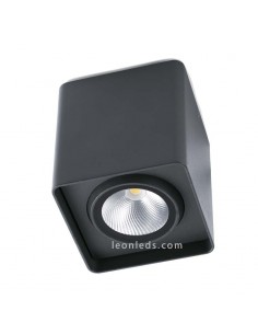 Plafón de Techo LED para exterior Tami 8W Gris Oscuro IP54 Cuadrado de Faro Barcelona | LeonLeds Iluminación