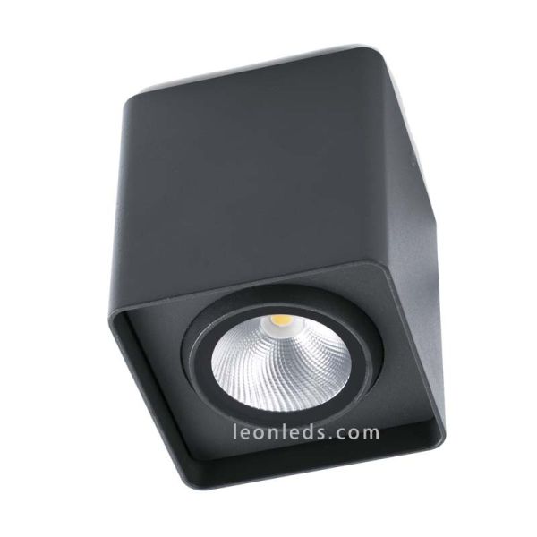 Plafón de Techo LED para exterior Tami 8W Gris Oscuro IP54 Cuadrado de Faro Barcelona | LeonLeds Iluminación