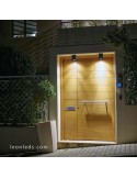 Plafón de Techo LED para exterior Tami 8W Gris Oscuro IP54 Cuadrado de Faro Barcelona | LeonLeds Iluminación