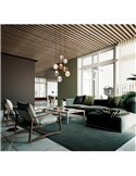 Tulipa plana tipo disco de cristal para lámpara ANDRÓMEDA y sistema MODULAR LIGHT