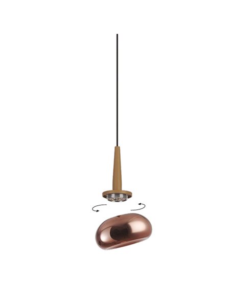 Tulipa bola de cristal para lámpara colgante ANDRÓMEDA y sistema MODULAR LIGHT