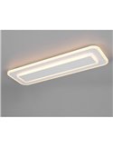 Plafonnier rectangulaire LED RIVA 60 cm 20 W 2300 lm, 2700 - 6500 K avec fonction mémoire et veilleuse IP20