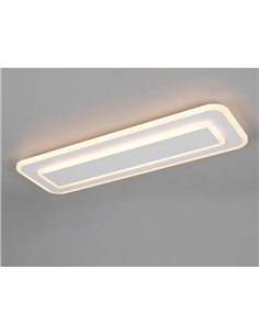 Plafón de techo rectangular LED RIVA 60cm 20W 2300lm, 2700 - 6500K funcion memoria y luz nocturna IP20 2