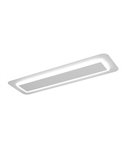 Plafón de techo rectangular LED RIVA 60cm 20W 2300lm, 2700 - 6500K funcion memoria y luz nocturna IP20