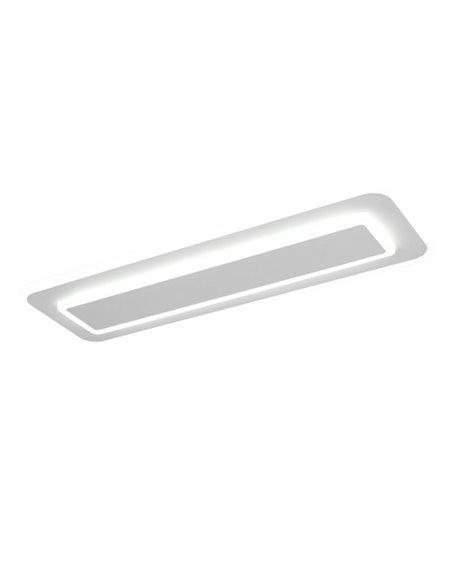 Plafón de techo rectangular LED RIVA 60cm 20W 2300lm, 2700 - 6500K funcion memoria y luz nocturna IP20