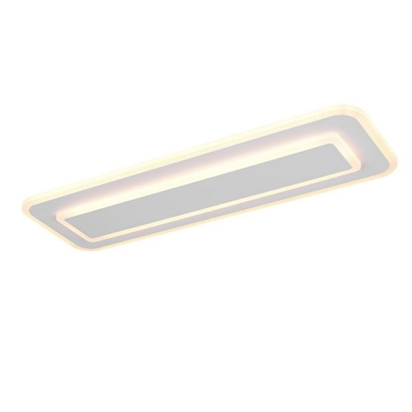 Plafón de techo rectangular LED RIVA 60cm 20W 2300lm, 2700 - 6500K funcion memoria y luz nocturna IP20