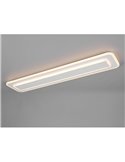 Plafón de techo rectangular LED RIVA 90cm 35W 4100lm, regulable 2700 - 6500K IP20 Blanco