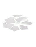 Plafón de techo geométrico LED ZAYA 34W 3900lm, 2700 - 6500K con temporizador IP20 Blanco