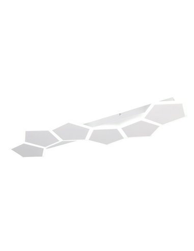 Plafón de techo LED alargado, formas geométricas ZAYA 34W 3900lm, 2700 - 6500K IP20 Blanco