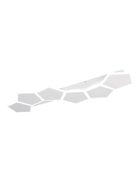 Plafón de techo LED alargado, formas geométricas ZAYA 34W 3900lm, 2700 - 6500K IP20 Blanco