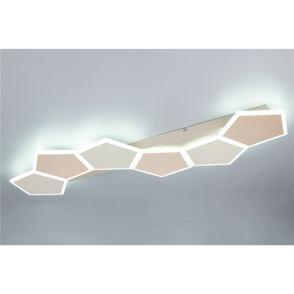 Plafón de techo LED formas geométricas ZAYA 34W 3900lm, 2700 - 6500K IP20 Café