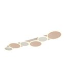 Plafón LED de techo circulos decorativos OVELA 34W 3900lm, 2700 - 6500K IP20 Café