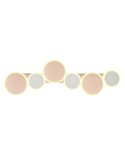 Plafón LED de techo circulos decorativos OVELA 34W 3900lm, 2700 - 6500K IP20 Café