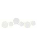 Plafón LED de techo OVELA, circulos decorativos 34W 3900lm, 2700 - 6500K IP20 Blanco