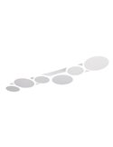 Plafón LED de techo OVELA, circulos decorativos 34W 3900lm, 2700 - 6500K IP20 Blanco
