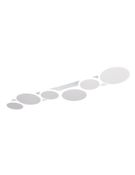 Plafón LED de techo OVELA, circulos decorativos 34W 3900lm, 2700 - 6500K IP20 Blanco