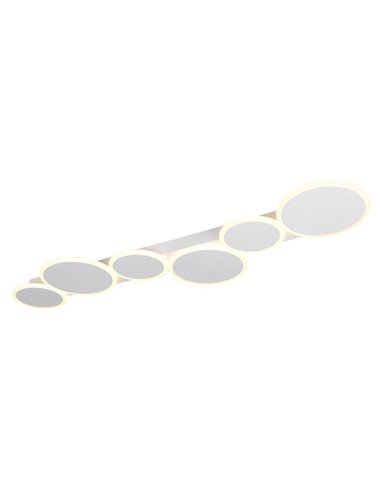 Plafón LED de techo OVELA, circulos decorativos 34W 3900lm, 2700 - 6500K IP20 Blanco