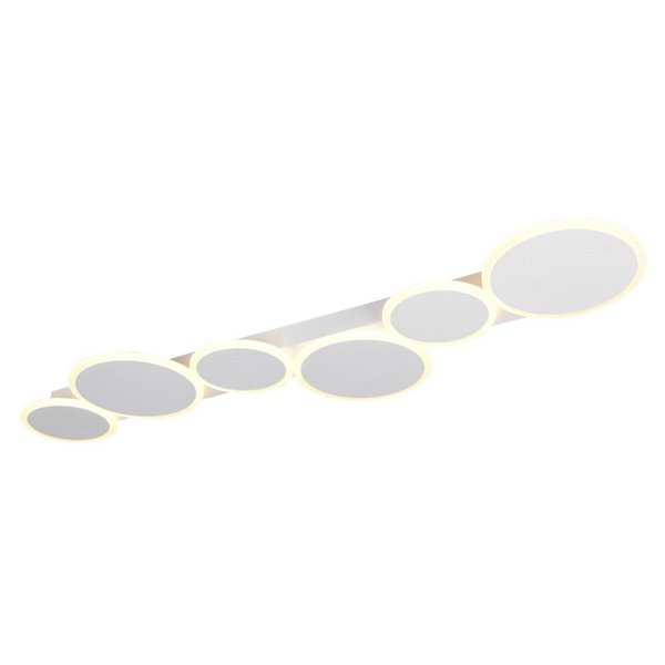 Plafón LED de techo OVELA, circulos decorativos 34W 3900lm, 2700 - 6500K IP20 Blanco