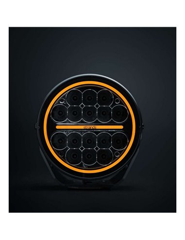 Phare LED longue portée SIBERIA XPA 7" 80W 5710Lm, portée de 662 mètres, blanc/ambre, homologué ECE R148 et R149