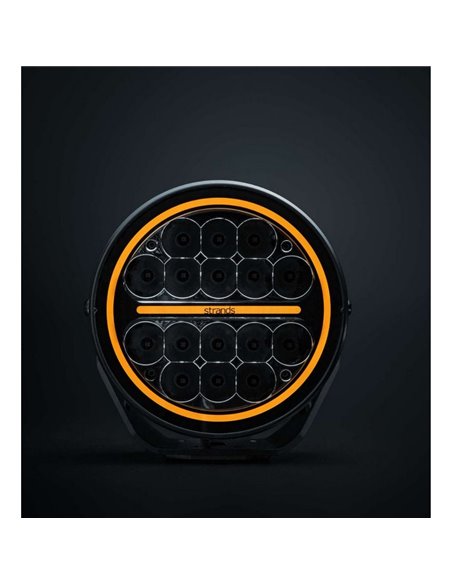 Faro LED largo alcance SIBERIA XPA 7" 80W 5710Lm, alcance 662 metros, blanca/ámbar, ECE R148 y R149