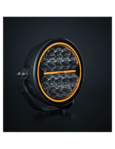 Phare LED longue portée SIBERIA XPA 7" 80W 5710Lm, portée de 662 mètres, blanc/ambre, homologué ECE R148 et R149