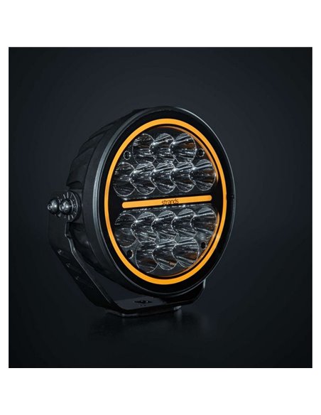 Faro LED largo alcance SIBERIA XPA 7" 80W 5710Lm, alcance 662 metros, blanca/ámbar, ECE R148 y R149