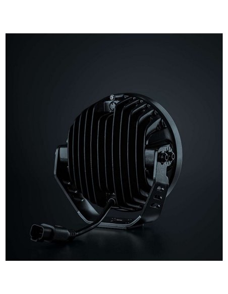 Phare LED longue portée SIBERIA XPA 7" 80W 5710Lm, portée de 662 mètres, blanc/ambre, homologué ECE R148 et R149