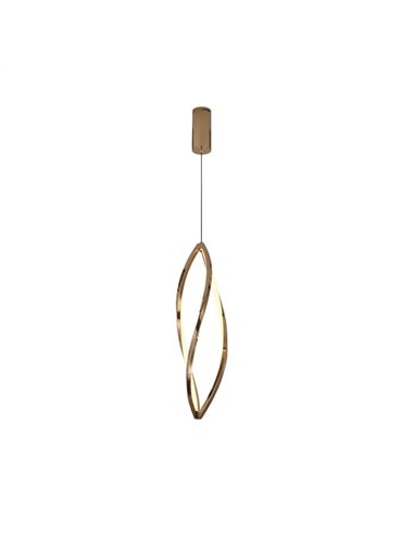 Lámpara LED colgante ADELE muy decorativa,  35W, CCT 2700-6500K IP20 Oro rosa